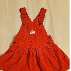 Little girls overall dress